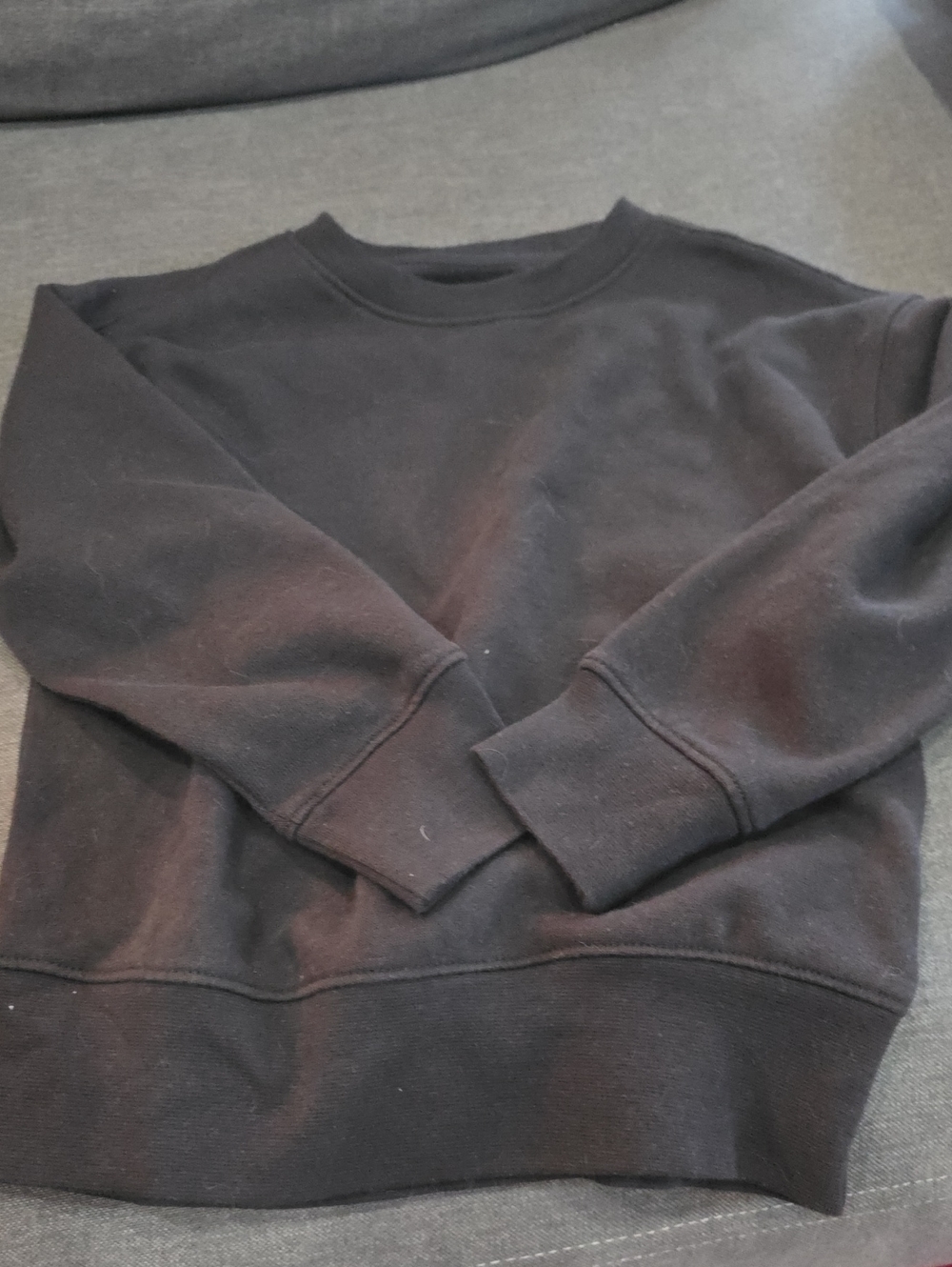 Athletic Works Black Crewneck Sweatshirt